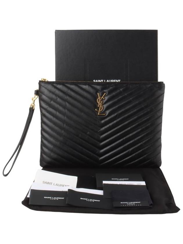 559193 Matelasse Clutch Bag New Medium 33605Y - SAINT LAURENT - BALAAN 8