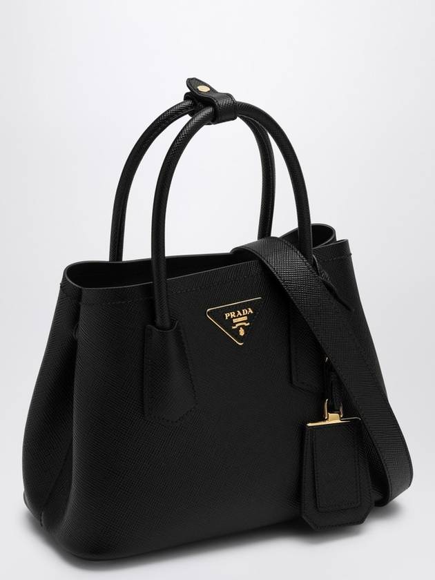 Double Saffiano leather mini bag - PRADA - BALAAN 2