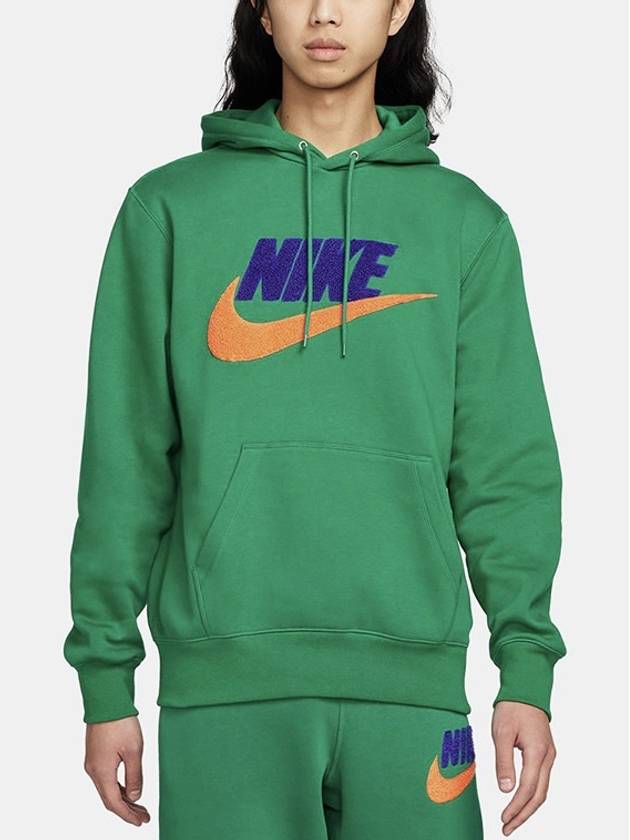 Club Fleece Pullover Hoodie Malachite - NIKE - BALAAN 2