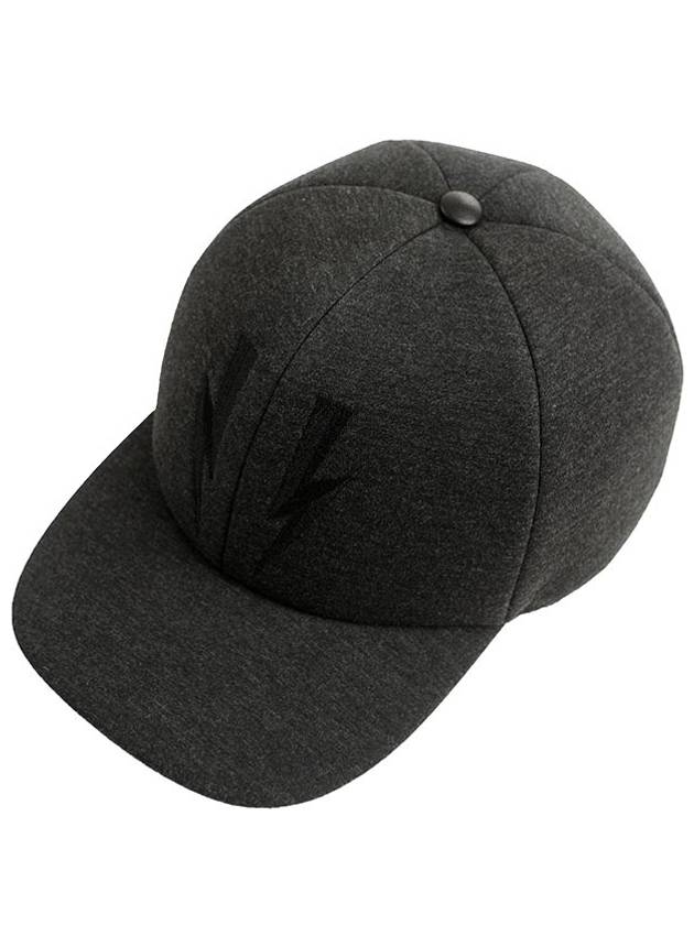 Lightning Bolt Ball Cap Grey - NEIL BARRETT - BALAAN 2