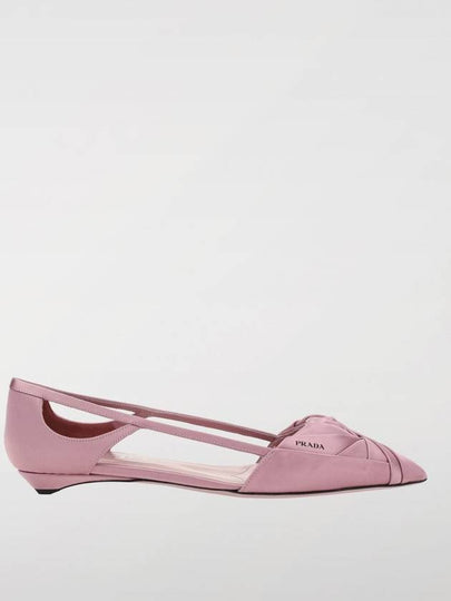 Cutout Satin Ballerina Pink - PRADA - BALAAN 2