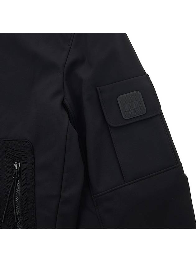 Men's Logo Patch Pocket Zip-Up Jacket Black - CP COMPANY - BALAAN 6