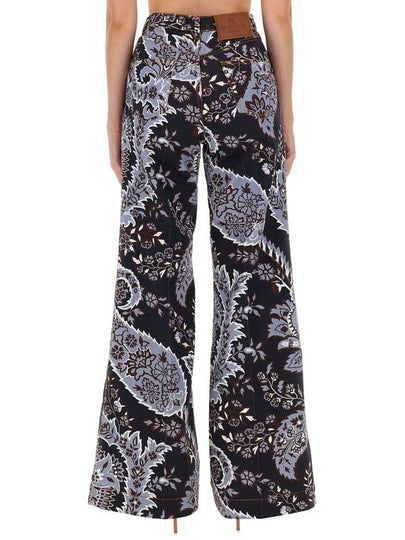 PAISLEY PRINT FLARE JEANS - ETRO - BALAAN 2