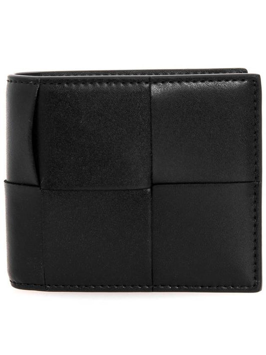 Intreciato Cassette Half Wallet Black - BOTTEGA VENETA - BALAAN 2