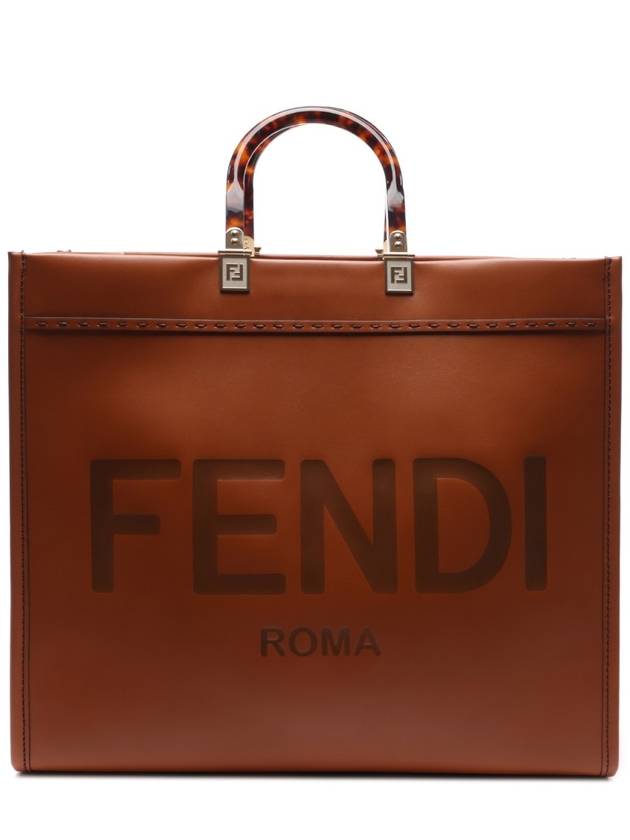 Sunshine Large Tote Bag Brown - FENDI - BALAAN 3