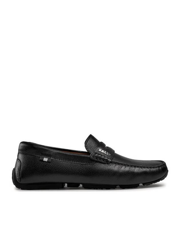 Men's Pavel Logo Driving Shoes Black - BALLY - BALAAN 2