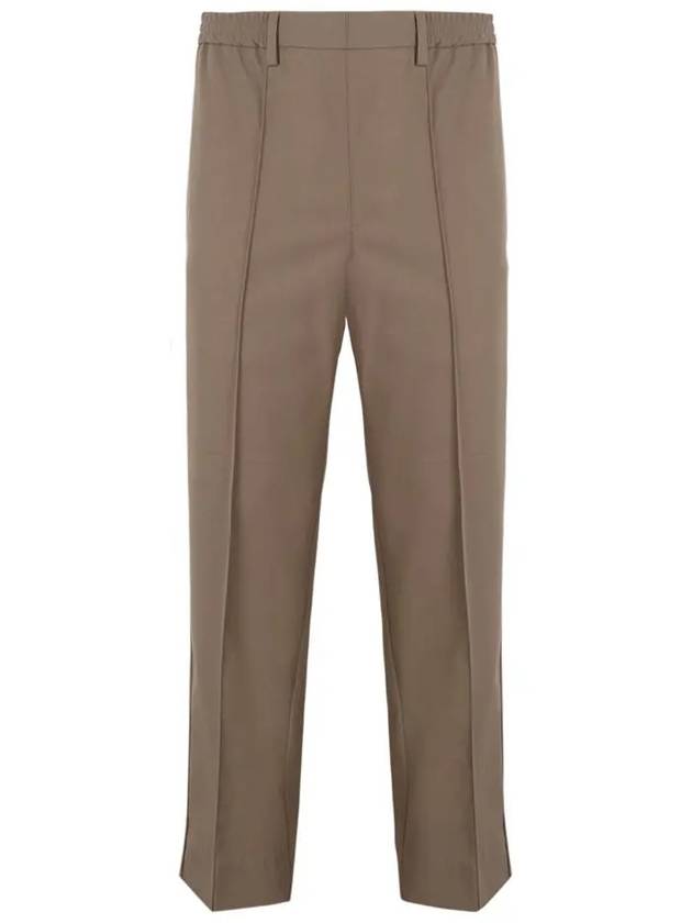 tailored wool straight pants - AMI - BALAAN.