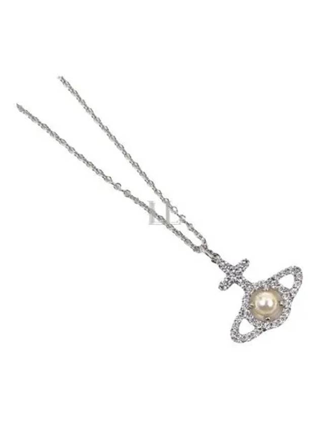 Olympia Pearl Pendant Necklace Silver - VIVIENNE WESTWOOD - BALAAN 2