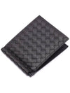 Intrecciato Money Clip Card Wallet Dark Brown - BOTTEGA VENETA - BALAAN 6