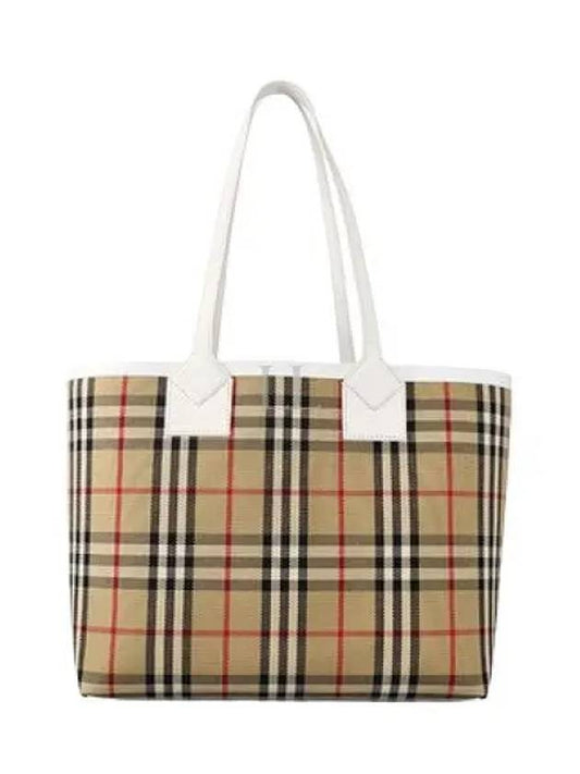 London Small Tote Bag Beige - BURBERRY - BALAAN 2