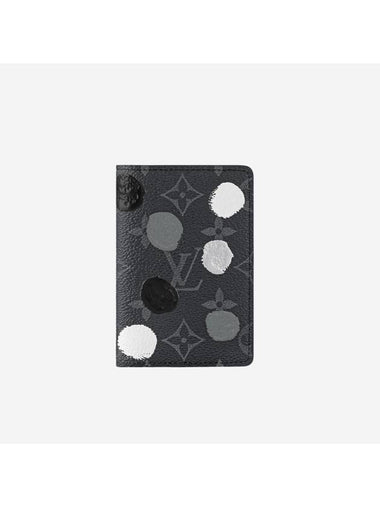 Pocket Organizer Card Wallet Black - LOUIS VUITTON - BALAAN 1