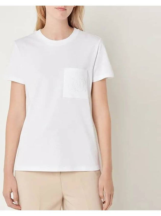 PAPAIA Short Sleeve T Shirt White - MAX MARA - BALAAN 1