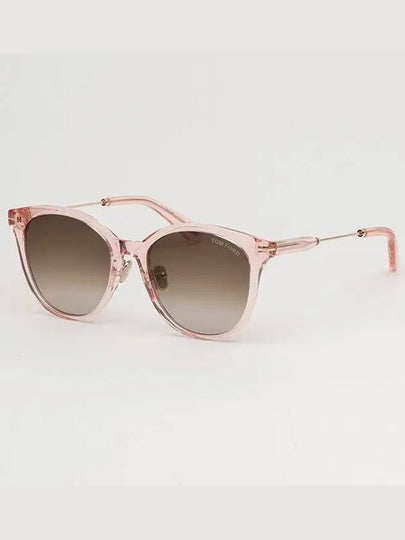 Eyewear Round Horn Rim Asian Fit Sunglasses Pink - TOM FORD - BALAAN 2