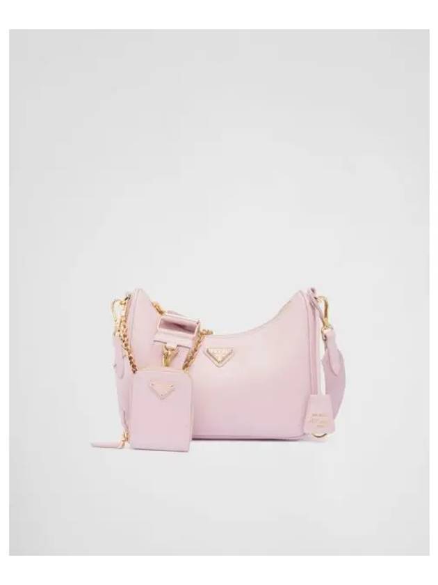 Re-Edition 2005 Saffiano Leather Cross Bag Pink - PRADA - BALAAN 2