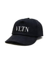 Logo Print Ball Cap Black - VALENTINO - BALAAN 2