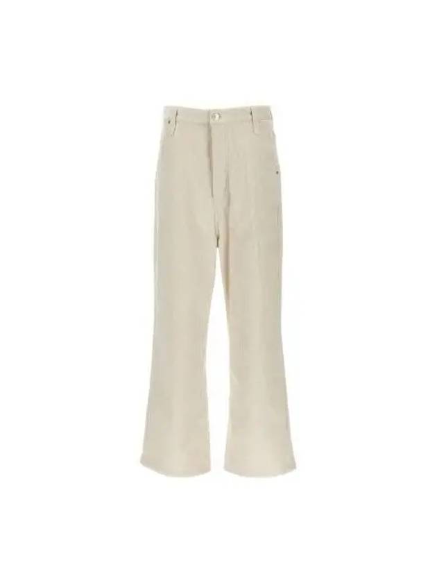 Corduroy Straight Pants White - AMI - BALAAN 2