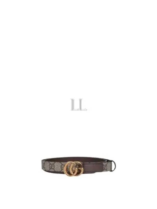 GG Marmont Thin Belt Beige - GUCCI - BALAAN 2