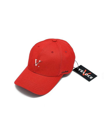 SL DG Hard Fit Ball Cap Red - VVELOCE - BALAAN 1