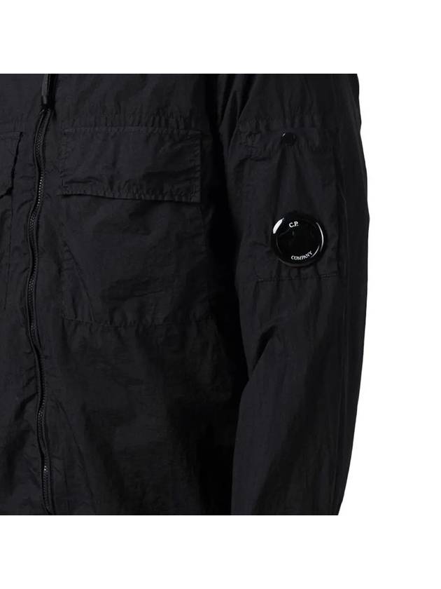 Lens Tailor L Shirt Zip-Up Jacket Black - CP COMPANY - BALAAN 5