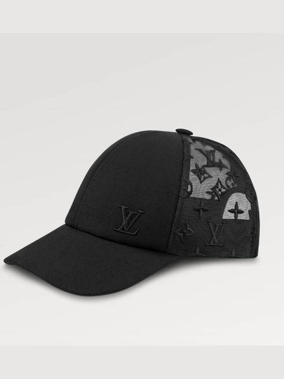 Monogram Mesh Ball Cap Black - LOUIS VUITTON - BALAAN 2