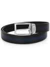 Reversible Leather Belt Blue Black - MONTBLANC - BALAAN 6