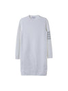 Classic sweater short dress white - THOM BROWNE - BALAAN 1