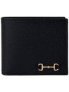 Horsebit Half Wallet Black - GUCCI - BALAAN 2