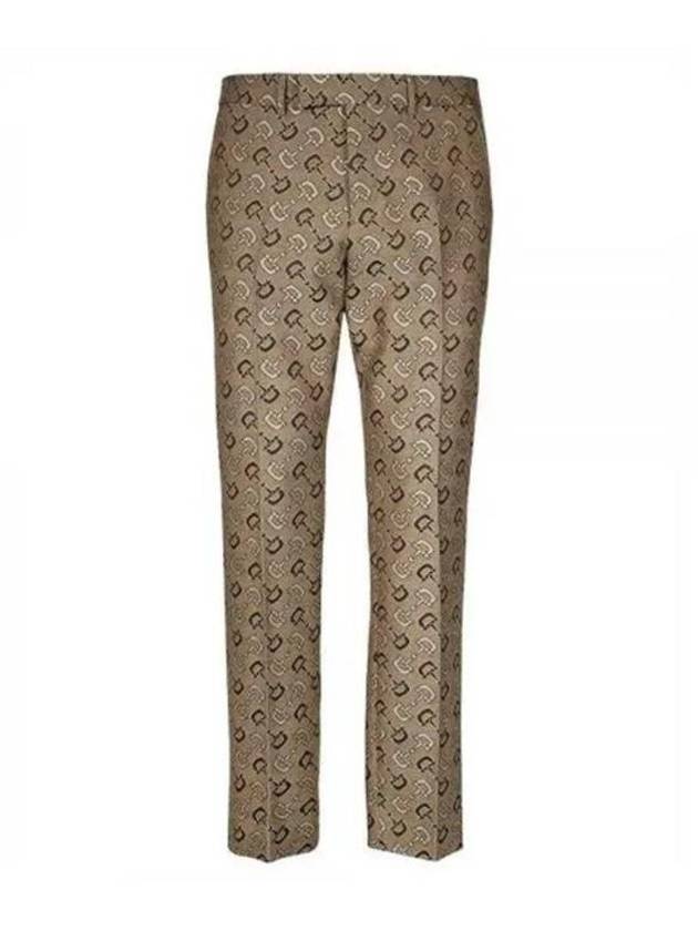 Horsebit Straight Pants Beige - GUCCI - BALAAN 2