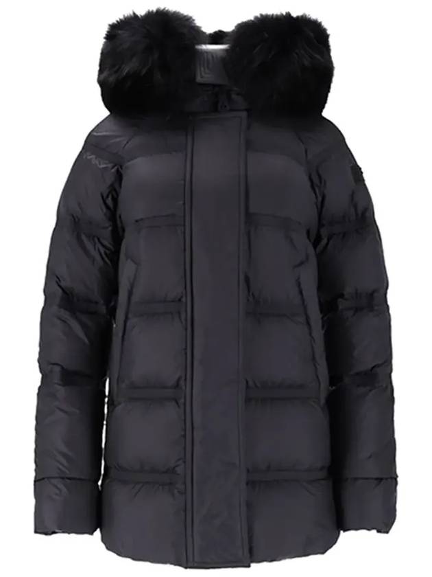 Fur Trim Hood Puffer Padding Black - PEUTEREY - BALAAN 4