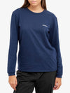 Women's Classic Graphic Logo Cotton Long Sleeve T-Shirt Blue - PATAGONIA - BALAAN 3