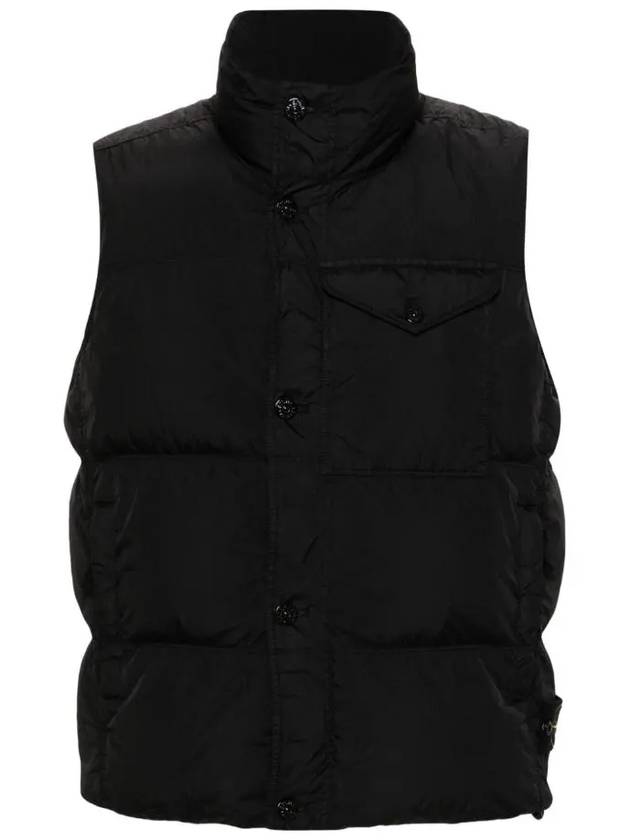 Crinkle Reps R-NY Down Vest Black - STONE ISLAND - BALAAN 2