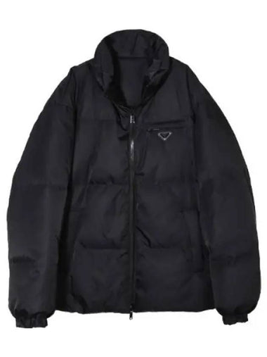 Re nylon reversible down jacket - PRADA - BALAAN 1