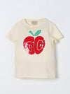 Kids T Shirt 610190XJF86 9398 Yellow Cream - GUCCI - BALAAN 1