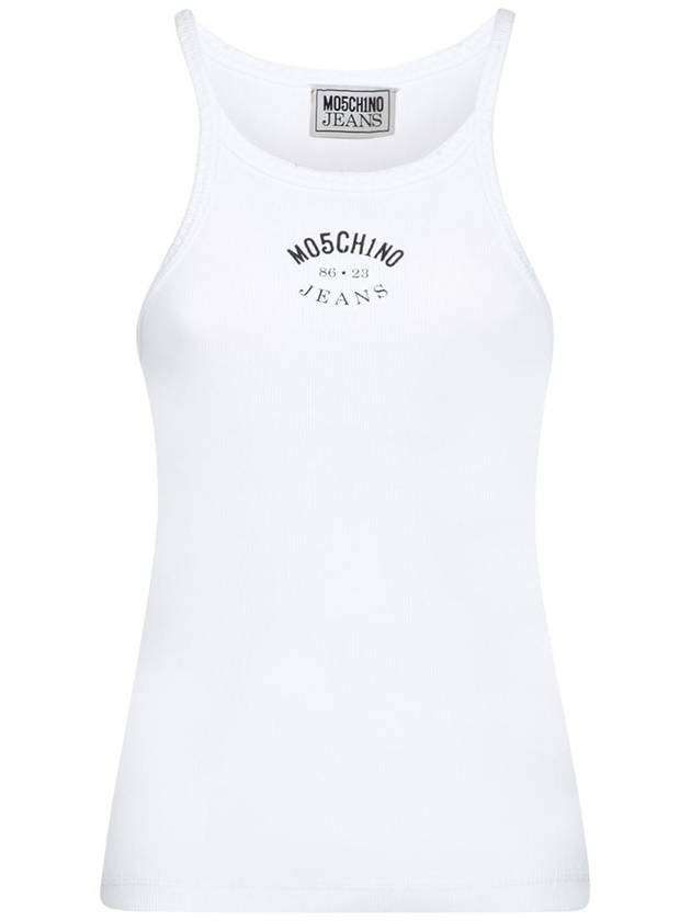 Moschino Jeans Tank Top With Logo - MOSCHINO - BALAAN 3