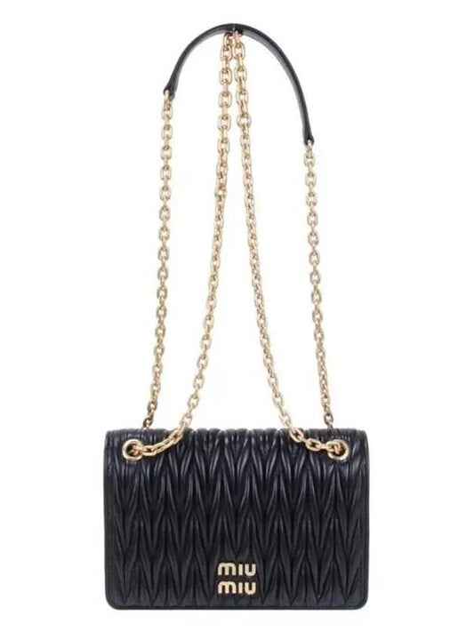 Materasse Nappa Leather Mini Bag Black - MIU MIU - BALAAN 2