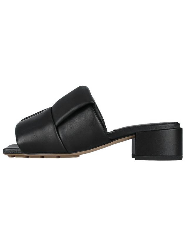 Intrecciato Patch Mule Heel Black - BOTTEGA VENETA - BALAAN 4