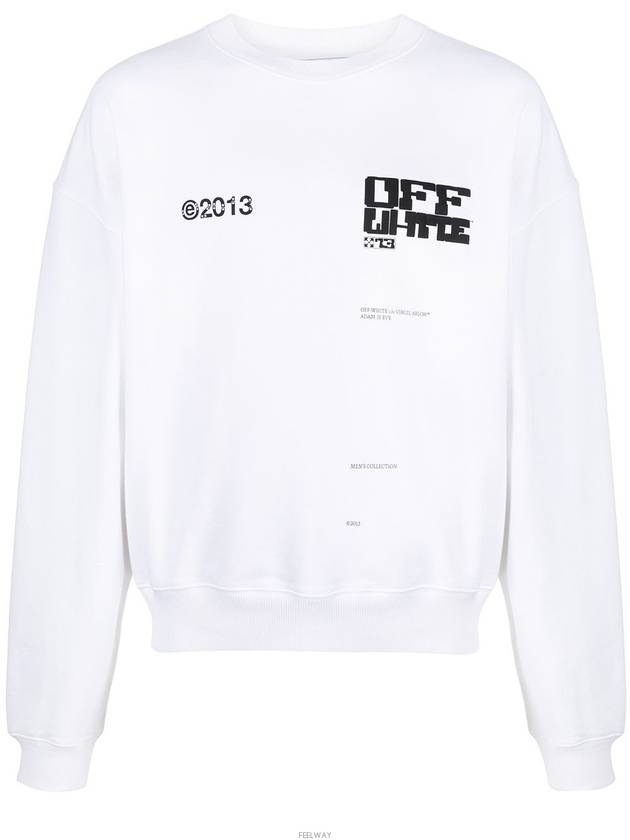 Tech Marker Sweatshirt White - OFF WHITE - BALAAN.