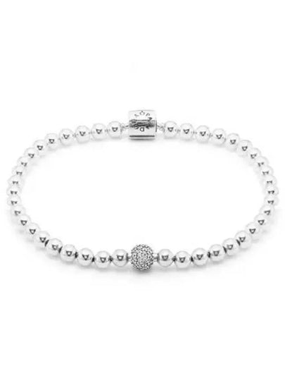 Beads Pave Bracelet Silver - PANDORA - BALAAN 2