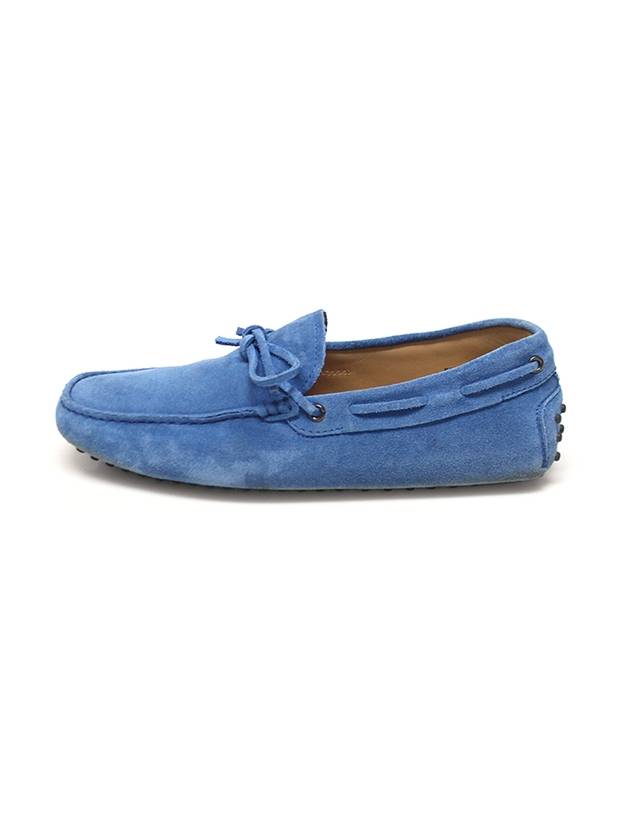 Men s Tod XXM0GW05470RE0U621 Blue Suede Gomino Driving Loafers 7 5 gt Gangbuk used luxury goods - TOD'S - BALAAN 5