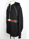 Logo Web Hooded Sweatshirt S - GUCCI - BALAAN 2