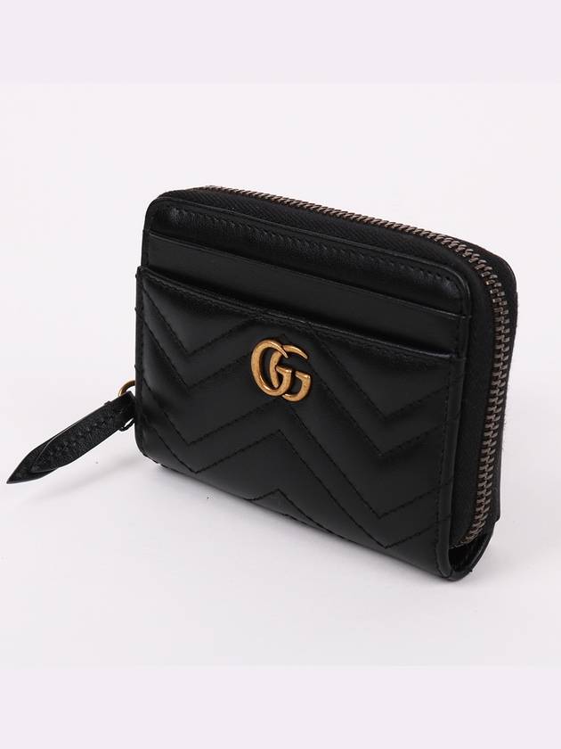 GG Marmont Black Women s Card Wallet 671772 - GUCCI - BALAAN 3