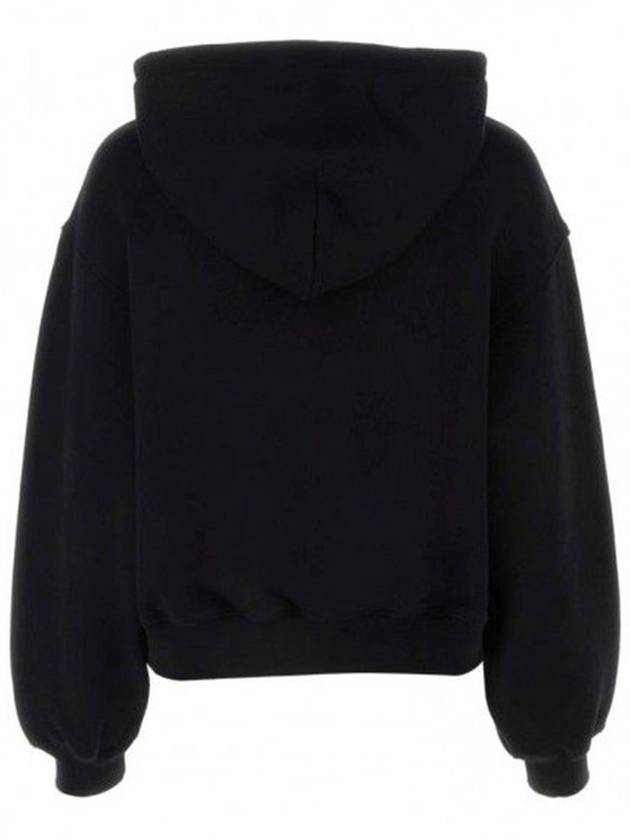 Logo Print Hoodie Black - ALEXANDER WANG - BALAAN 3