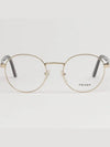 Glasses frame VPR52X ZVN 1O1 round frame gold HERITAGE - PRADA - BALAAN 3