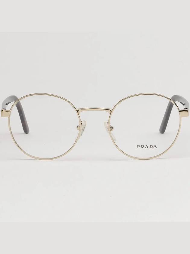 Glasses frame VPR52X ZVN 1O1 round frame gold HERITAGE - PRADA - BALAAN 3