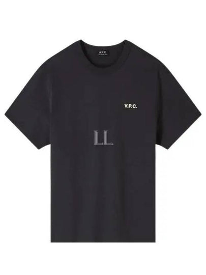 Boxy Petit VPC Short Sleeve T-Shirt Black - A.P.C. - BALAAN 2