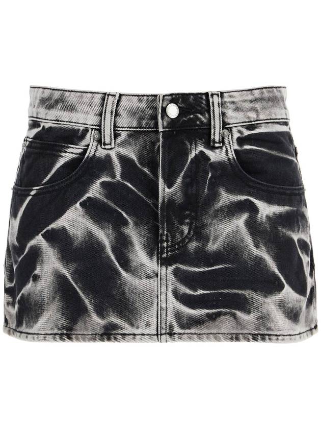 acid-washed mini skirt - ALEXANDER WANG - BALAAN 1