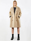 Ullingu Double Half Coat Beige - VOYONN - BALAAN 10