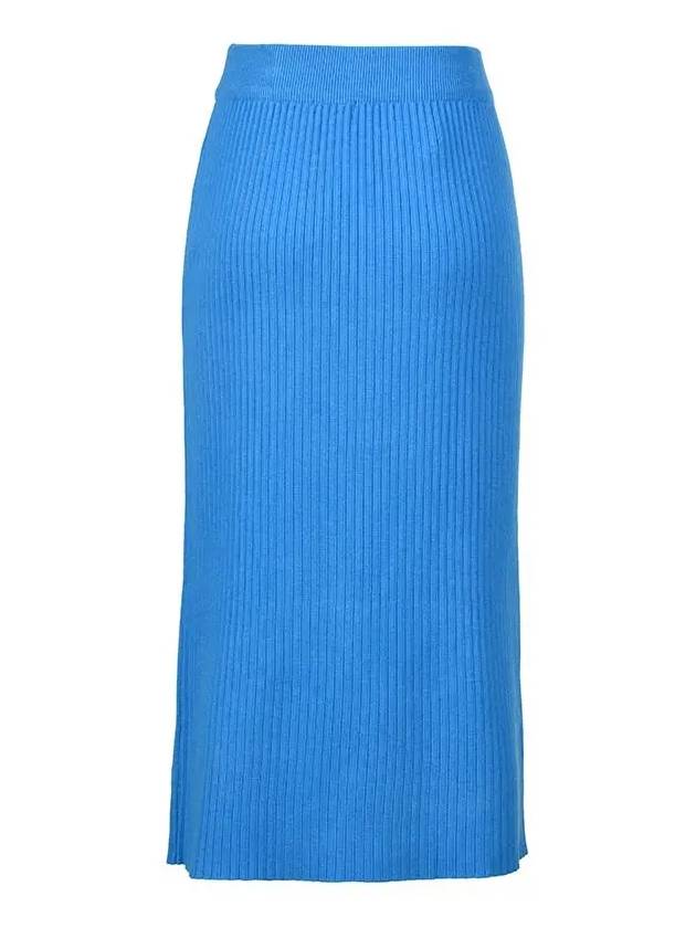 Playable hot color knit long H-line skirt - P_LABEL - BALAAN 4