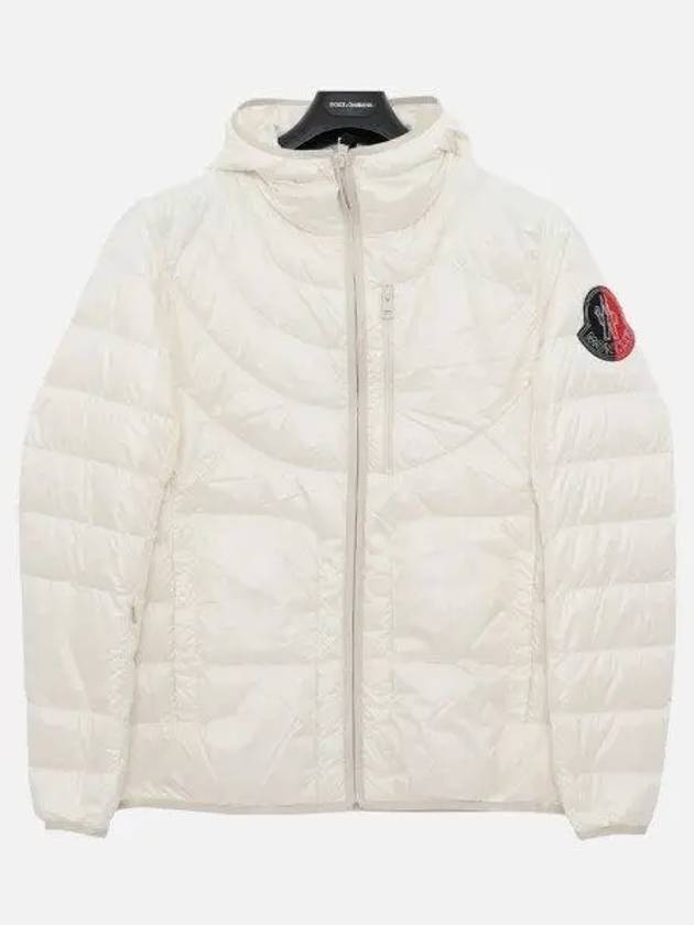 Big patch logo Hisu hooded padded men s jacket 1A00035 M1480 036 HISSU 270003 1039623 - MONCLER - BALAAN 1