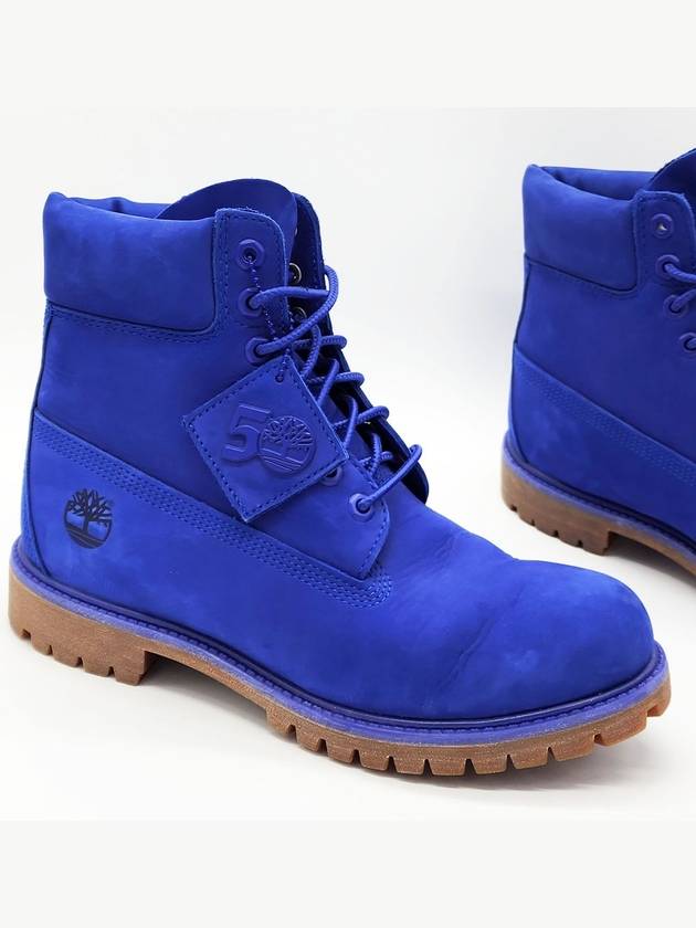 Men s 50th Anniversary Edition 6 inch Premium Waterproof Walker Combat Boots Blue - TIMBERLAND - BALAAN 5